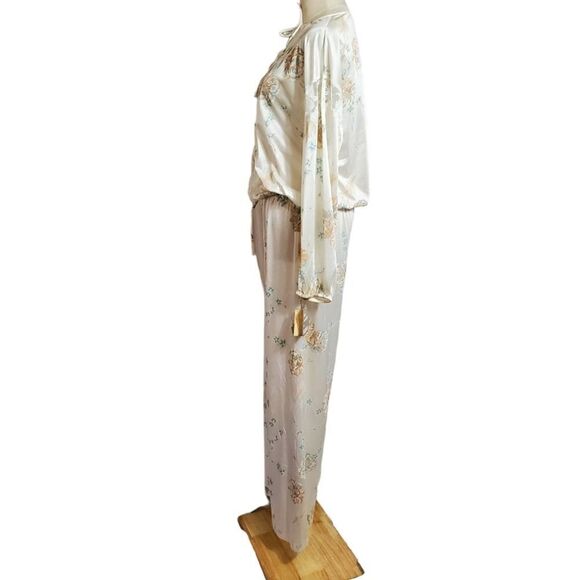 Tom Bezduda for Barad White Vintage Floral Pajama Set Jordan Marsh NWT - Picture 6 of 10